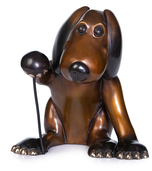 Escultura de bronce "Angus" de Marty Goldstein