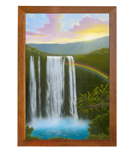 Original Painting: Aqua Splash by Michael Provenza