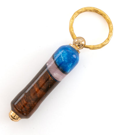Honu Koa/Resin Key Ring (Various Colors) by Dale Dennison
