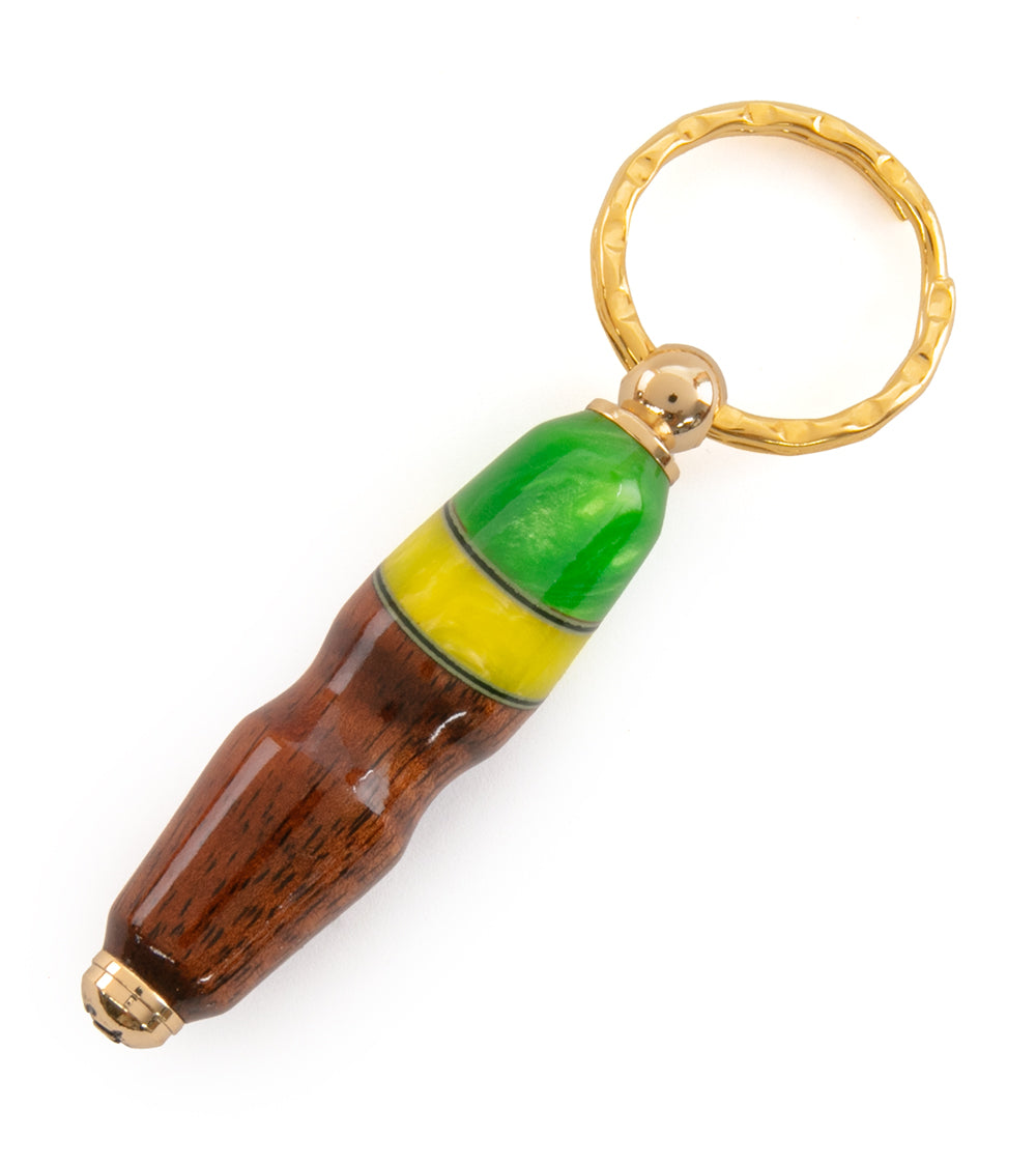 Honu Koa/Resin Key Ring (Various Colors) by Dale Dennison