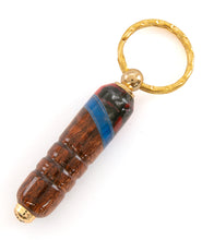 Honu Koa/Resin Key Ring (Various Colors) by Dale Dennison