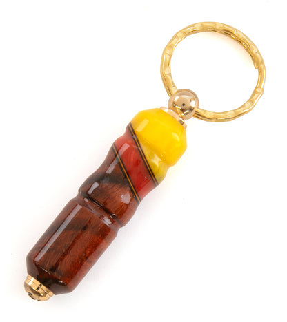 Honu Koa/Resin Key Ring (Various Colors) by Dale Dennison