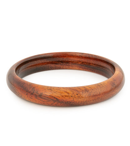Koa Bangle - Medium width 8.7"