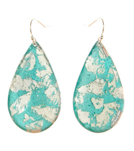 Turquoise Teardrop Earrings