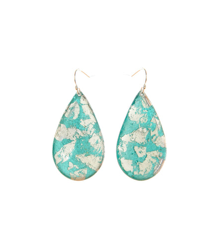 Turquoise Teardrop Earrings