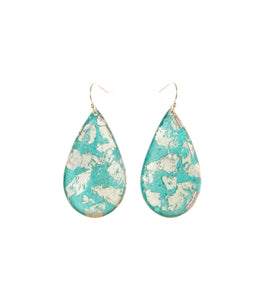 Turquoise Teardrop Earrings