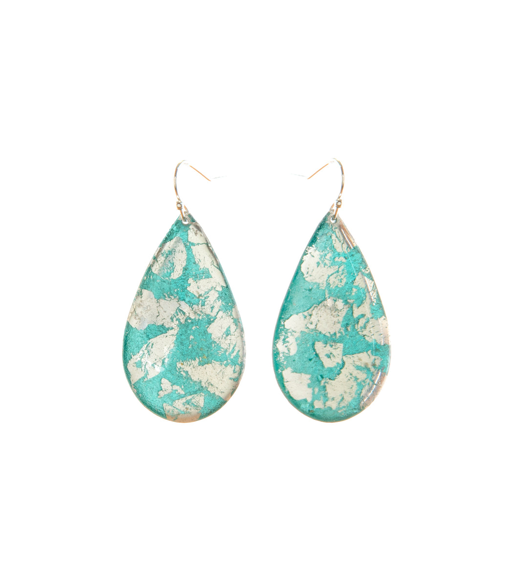 Turquoise Teardrop Earrings