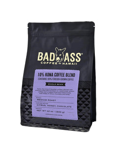 10% Kona Blend by Bad Ass Coffee of Hawaii