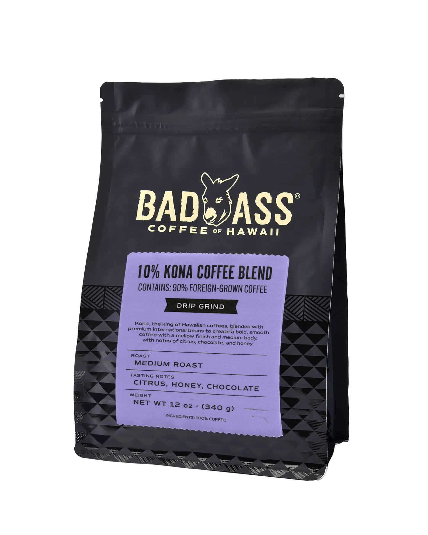 10% Kona Blend by Bad Ass Coffee of Hawaii