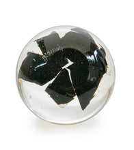 Glass Sculpture "Sparkling Faceted Paper Weight" by Ben Silver