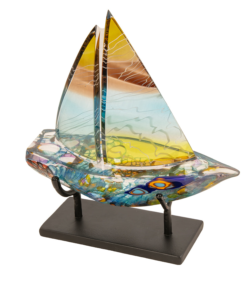 Glass "Sailboat" by Ben Silver