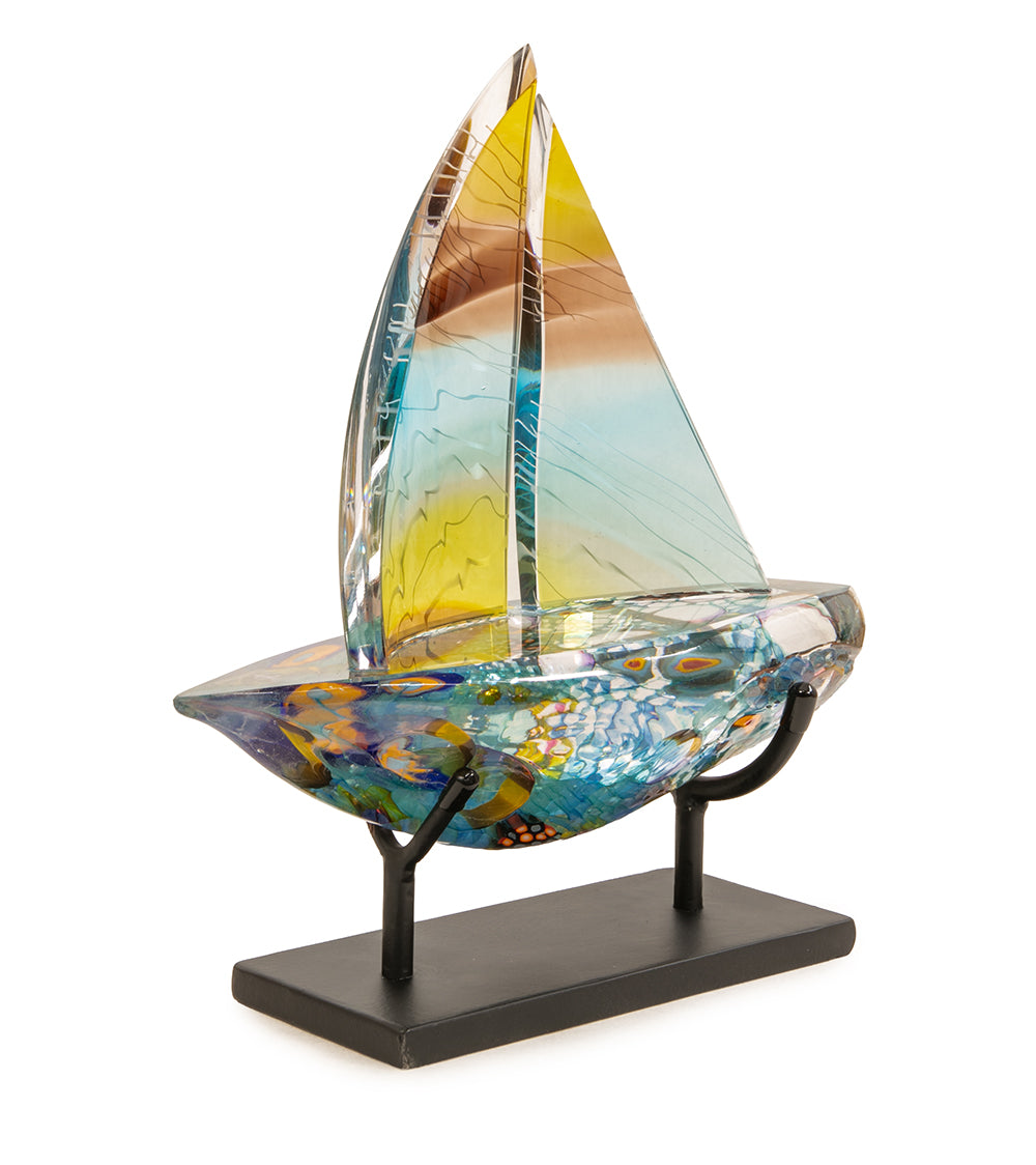 Glass "Sailboat" by Ben Silver
