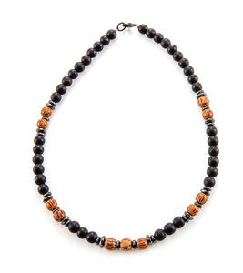 Onyx and Coco Necklace by D. Bergan