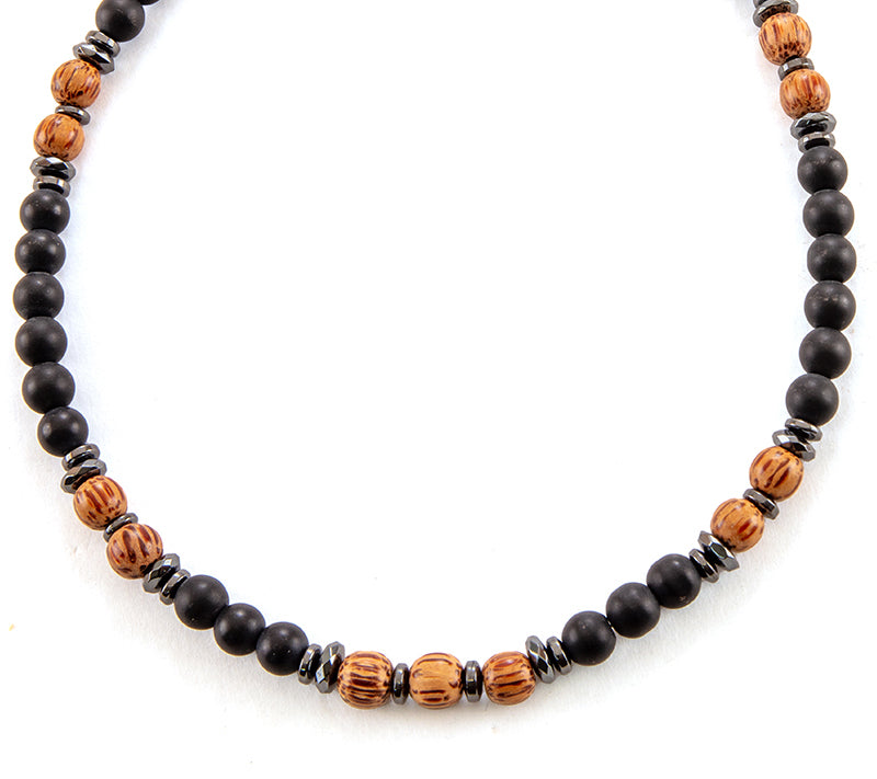 Onyx and Coco Necklace by D. Bergan