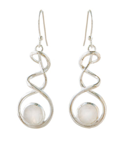 Rainbow Moonstone Earrings - BOBB33196