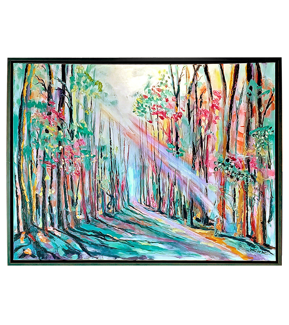 Hundred Acre Woods by Kirk Boes, framed