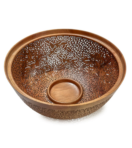 Pierced Koa Bowl 