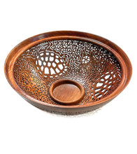 Pierced Koa Bowl "Honu" by Patrick and Peggy Bookey - BOOP42216