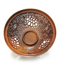 Pierced Koa Bowl "Honu" by Patrick and Peggy Bookey - BOOP42216