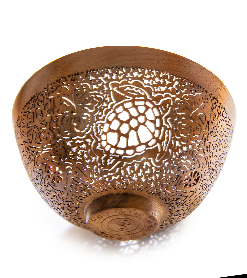 Pierced Koa Bowl 