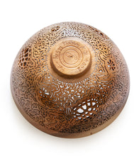 Pierced Koa Bowl "Honu Hibiscus" by Patrick and Peggy Bookey - BOOP422120
