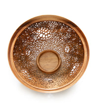Pierced Koa Bowl "Honu Hibiscus" by Patrick and Peggy Bookey - BOOP422120