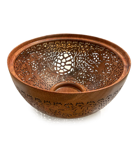 Pierced Koa Bowl 