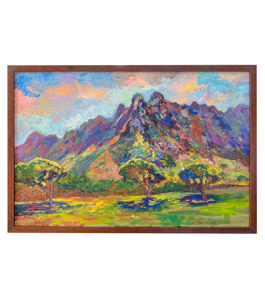 マーク・ブラウン作「クアロアの夕日」