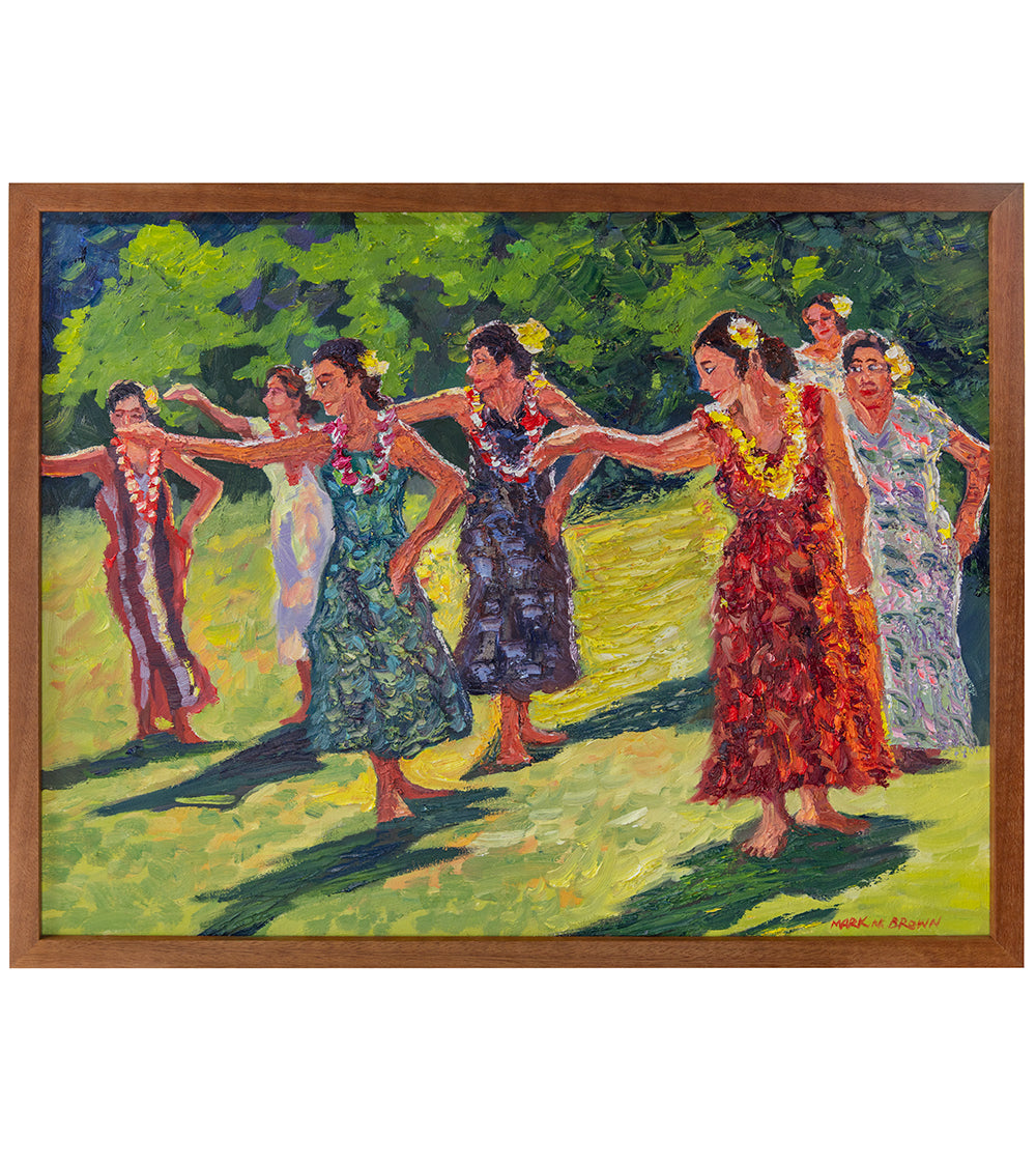 Hula in Motion by Mark Brown