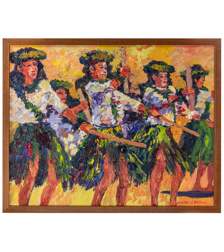 Kahiko Dancers by Mark Brown