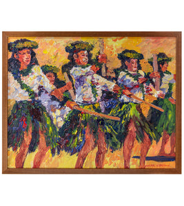 Kahiko Dancers by Mark Brown
