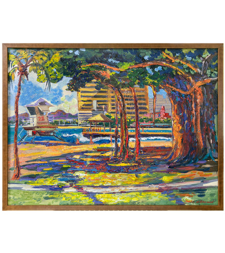 Banyan of Queen's Beach by Mark Brown