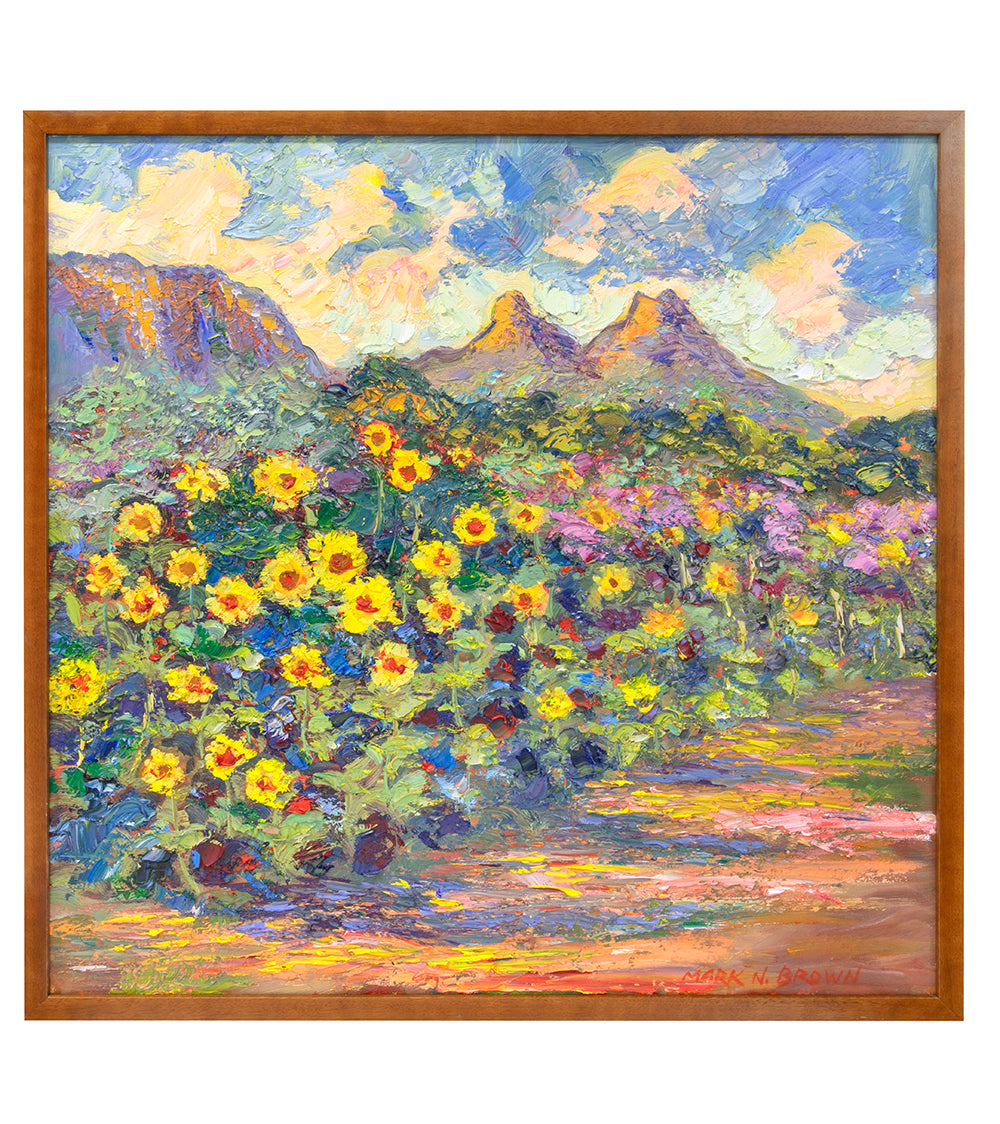 Waimanalo Sunflower Farm by Mark Brown