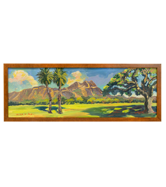 マーク・ブラウン撮影、カピオラニ公園から見たダイヤモンドヘッド