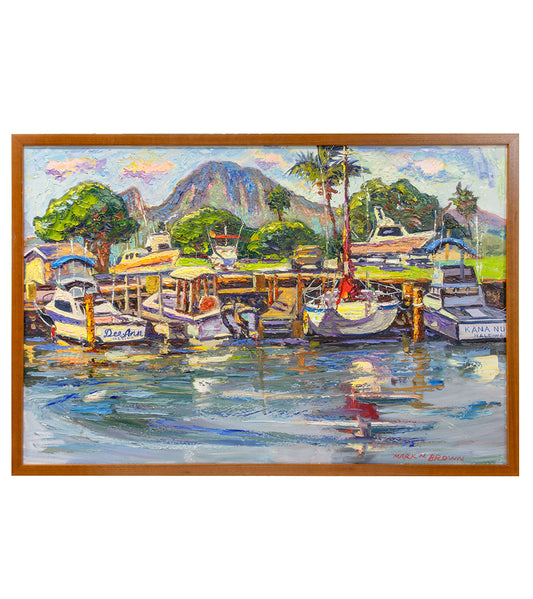 マーク・ブラウン作「ハレイワ・ハーバー」