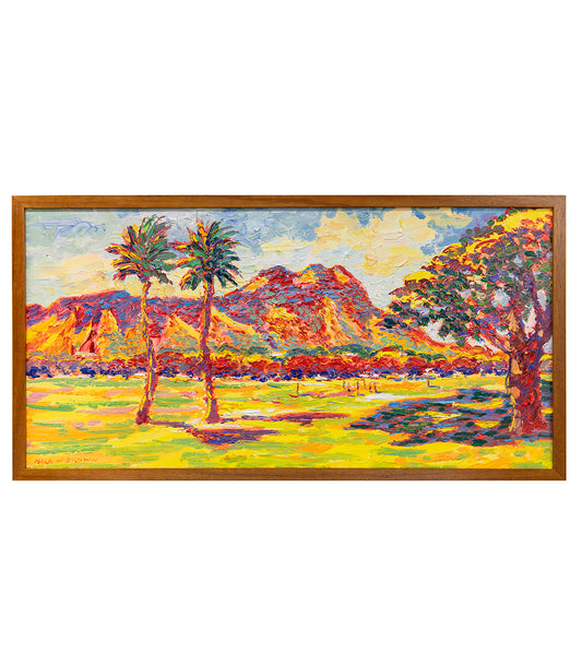 Diamond Head in Red by Mark Brown