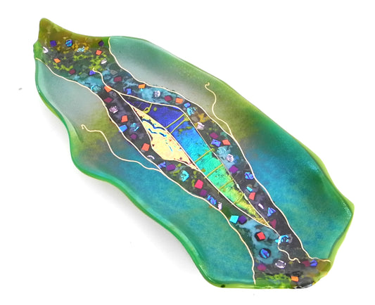 Bandeja de hojas de plátano - Verde 