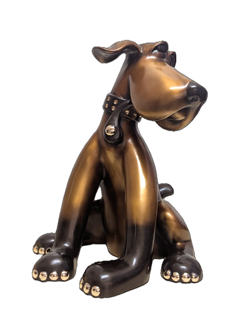 Bronze Sculpture "Barkleye" by Marty Goldstein