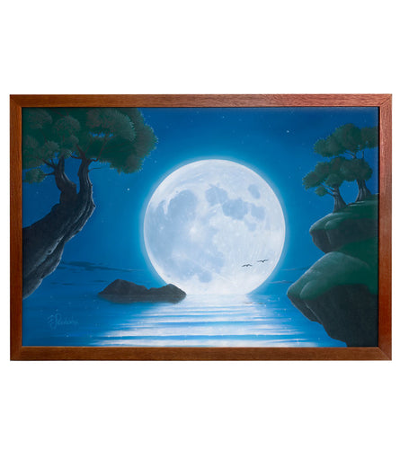 Original Painting: Blue Moon by Michael Provenza