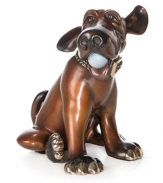 Escultura de bronce "Bogey" de Marty Goldstein