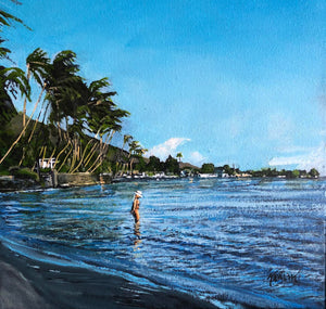Lahaina from Baby Beach by Brandon Kralik