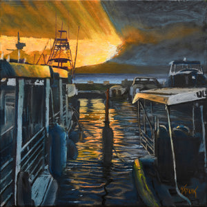Lahaina Harbor Sunset by Brandon Kralik