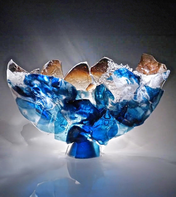 Smashed Glass Sculpture 