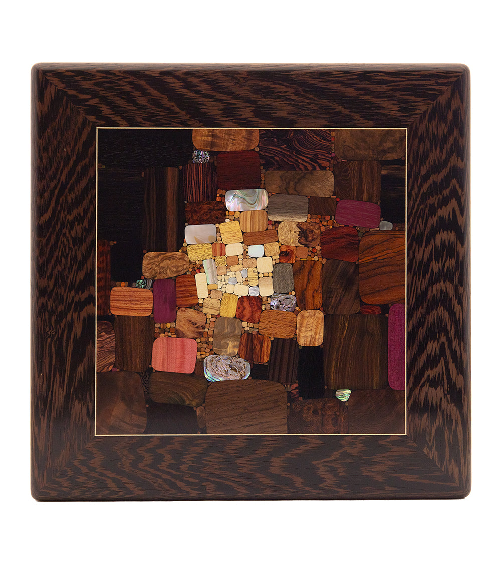 Wood Inlay Mural 