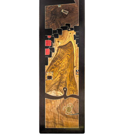 Wood Inlay Mural "Horizon" by Chris Cantwell