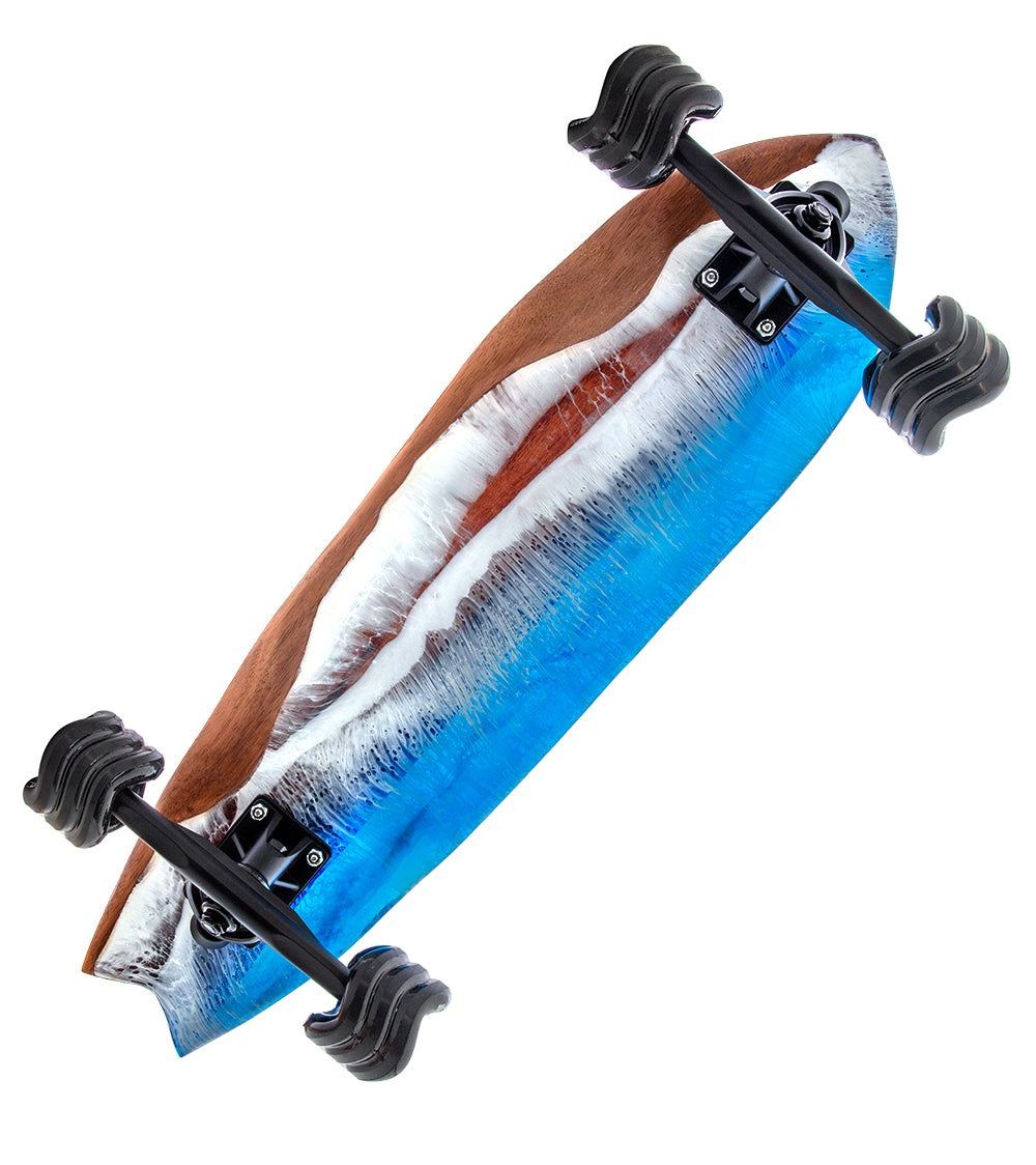 Koa-Resin Skateboard #014