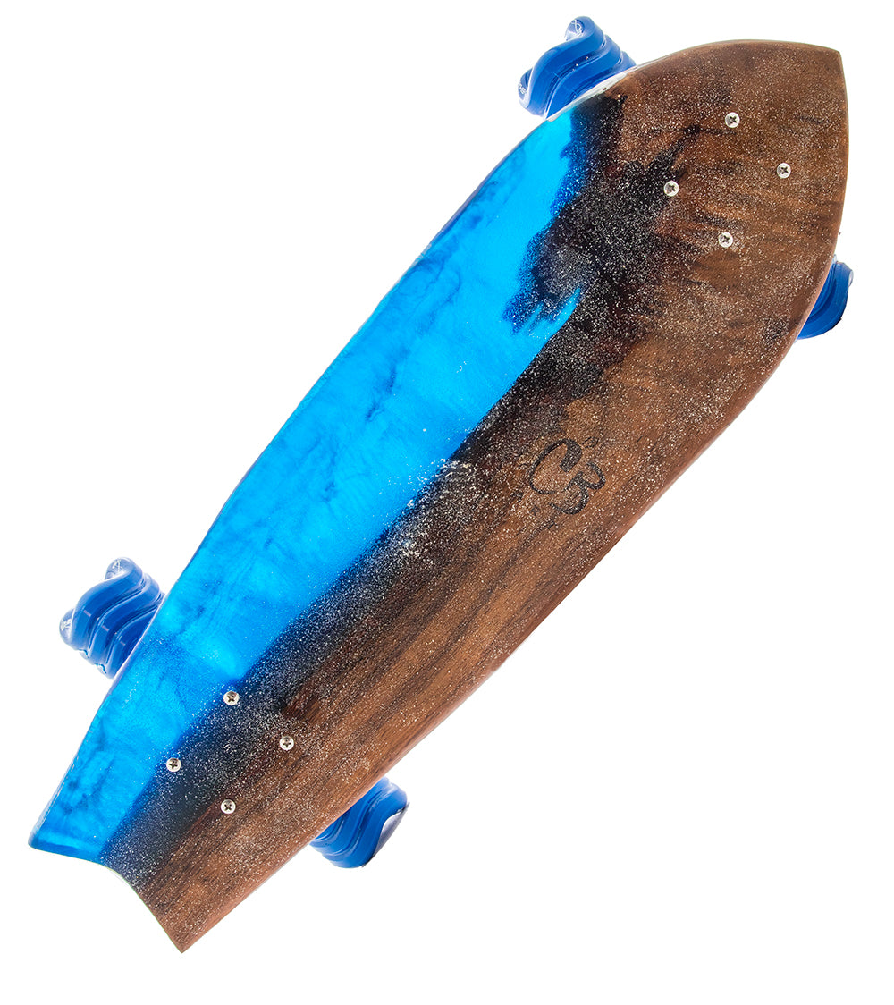Patineta de resina de koa n.° 015 