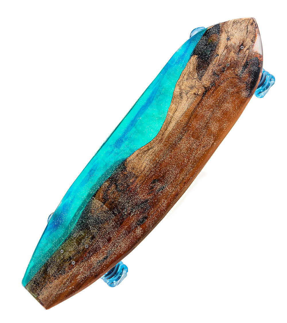 Koa-Resin Skateboard #019