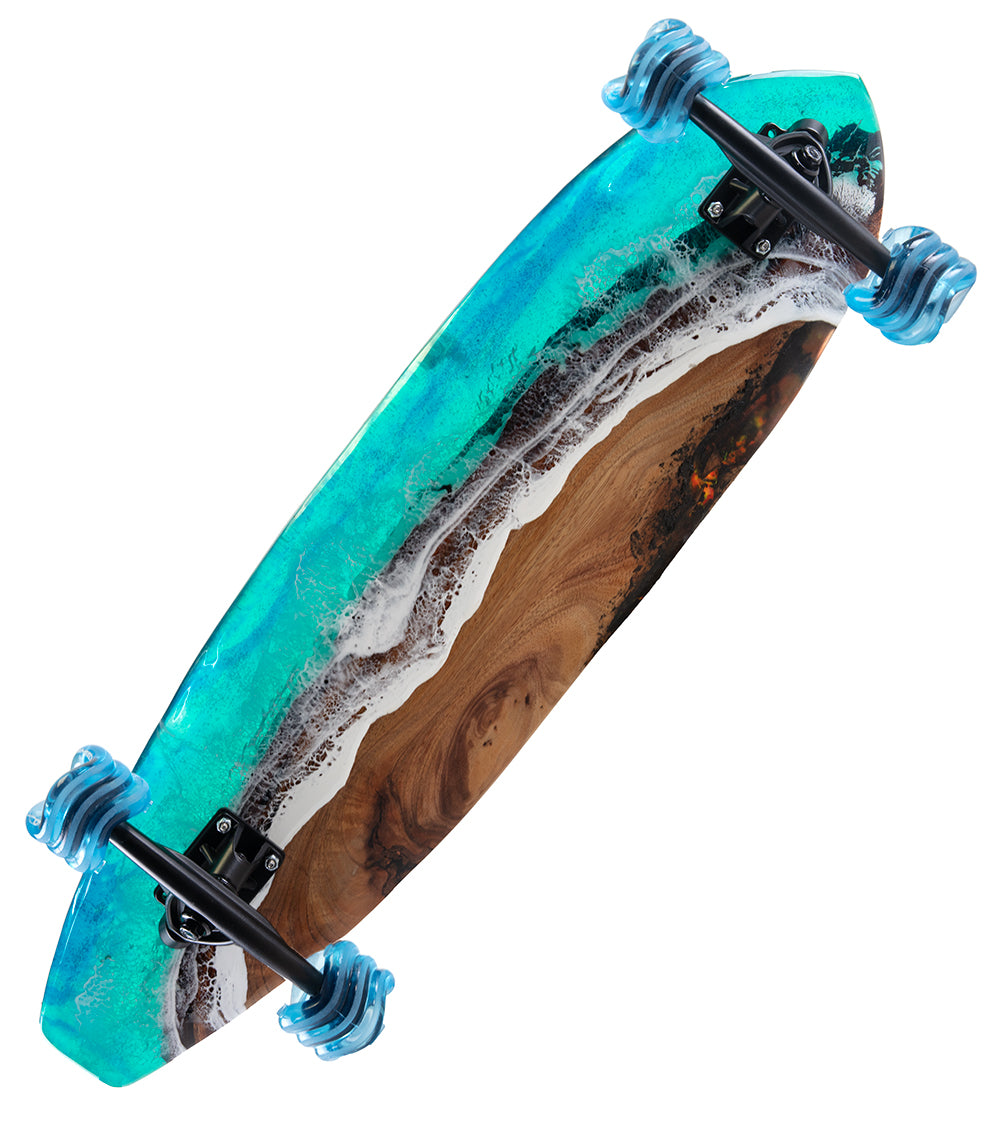 Koa-Resin Skateboard #020
