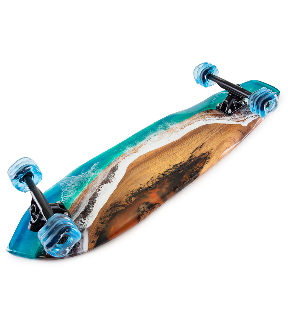 Koa-Resin Skateboard #021